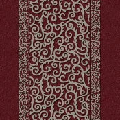 Wykładzina flokowana Forbo Flotex Geometric Graphic 252306 Trianon Border Cuprum