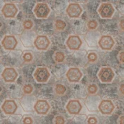 Wykładzina flokowana Forbo Flotex Geometric Graphic 255105 Enigma Large Rust