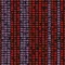 980412 Mosaic raspberry stripe
