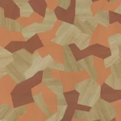 Wykładzina elastyczna PCW Forbo Modul'up Compact graphic & colour 98506UP43C terracotta shaped wood