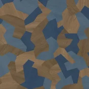 Wykładzina elastyczna PCW Forbo Modul'up Compact Wood 98507UP43C blue shaped wood