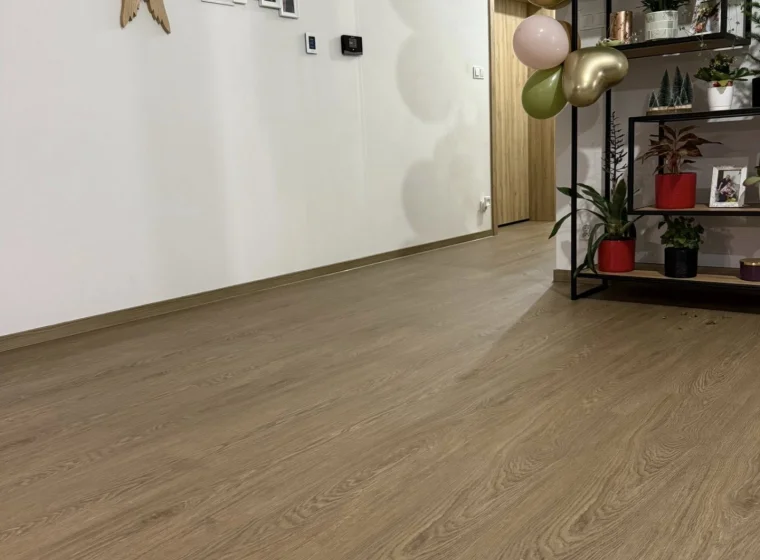 montaż paneli LVT Gerflor Creation 55 - dom pod warszawą