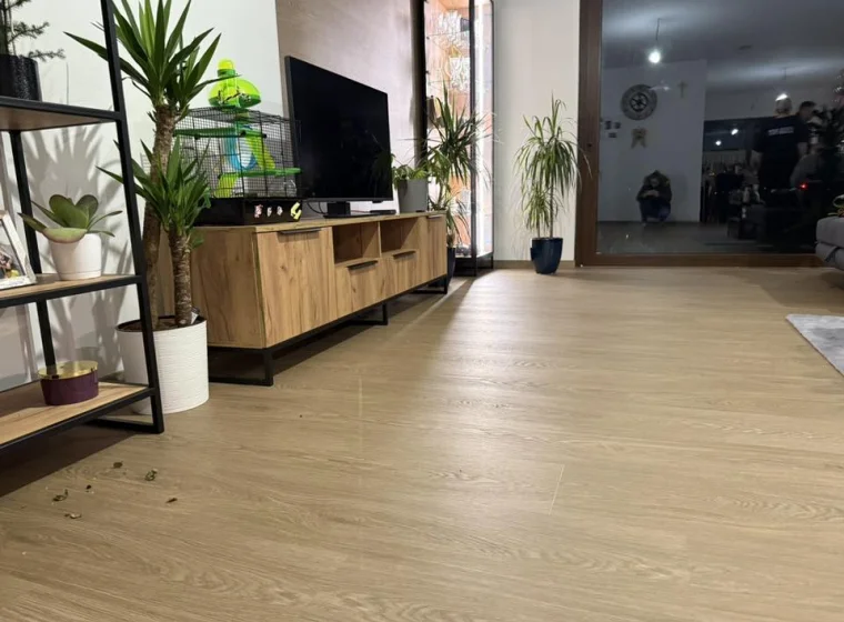 montaż paneli LVT Gerflor Creation 55 - dom pod warszawą