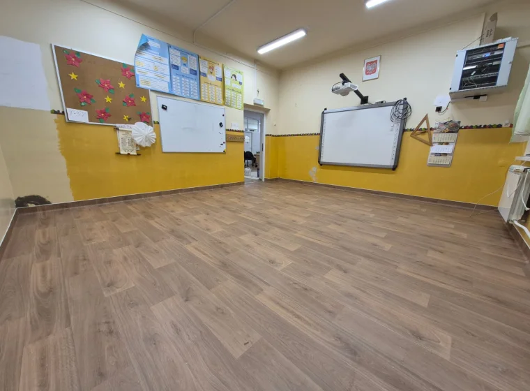 Ośrodek Szkolno-Przedszkolny montaż wykładziny elastycznej od Forbo