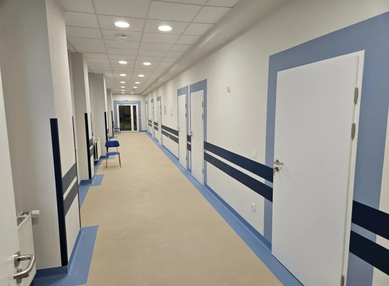 Montaż wykładziny Gerflor Tarasafe w przychodni - 300m² - Wykładziny Warszawa