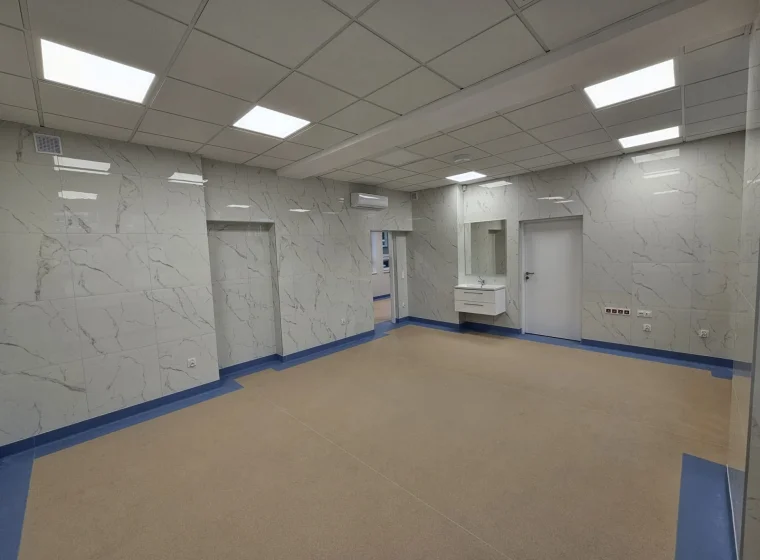 Montaż wykładziny Gerflor Tarasafe w przychodni - 300m² - Wykładziny Warszawa