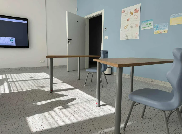 Wykładzina Tarazzo od Gerflor w szkole