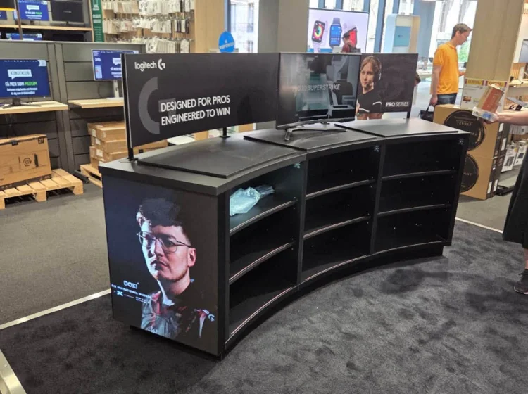 Stoisko Logitech Sztokholm