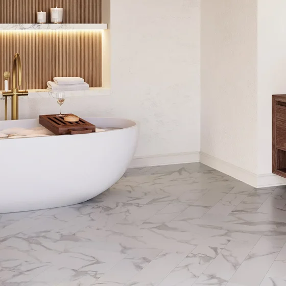 Płytki winylowe LVT AW Maximus Click Pure Marble Herringbone